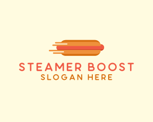 Fast Hot Dog Stand logo design