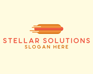 Fast Hot Dog Stand logo design