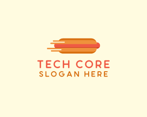 Fast Hot Dog Stand logo design