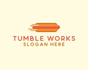 Fast Hot Dog Stand logo design