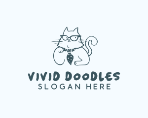 Pet Cat logo design