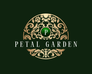 Royal Floral Wreath logo design