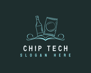 Soda Chips Junk Food logo design