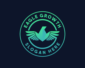 Eagle Bird Wings logo design