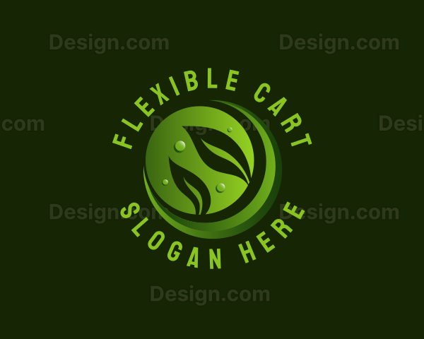 Planting Leaf Nature Logo