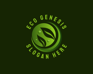 Planting Leaf Nature logo design