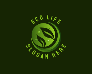 Planting Leaf Nature logo design