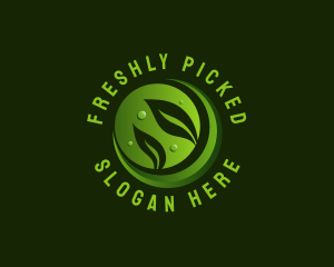 Planting Leaf Nature logo design