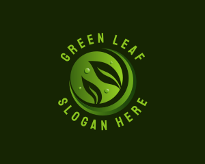 Planting Leaf Nature logo design