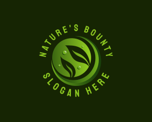 Planting Leaf Nature logo design