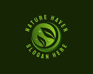 Planting Leaf Nature logo design