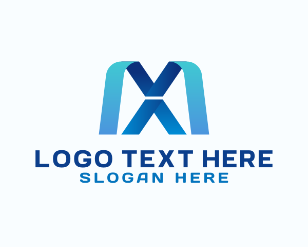 Letter Mx logo example 3