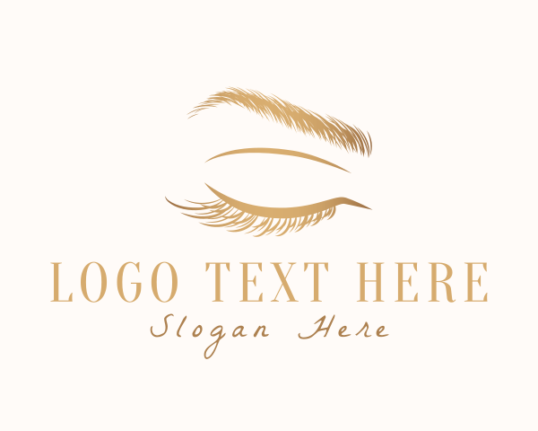 Feminine Eyebrow Eyelashes  logo