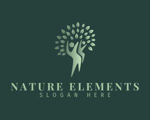 Natural Wellness Tree logo design