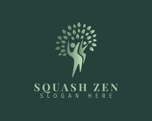 Natural Wellness Tree logo design