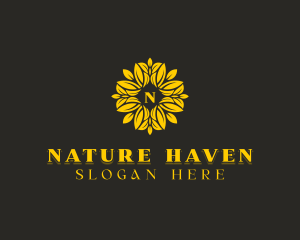 Nature Garden Wellness logo design