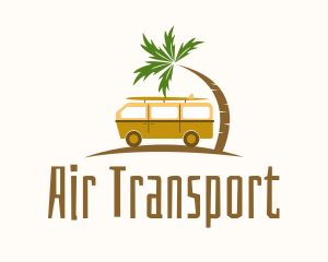 Tropical Camper Van logo design