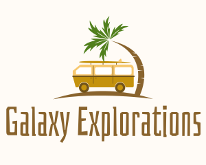 Tropical Camper Van logo design