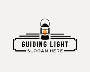 Camping Lantern Equipment logo design