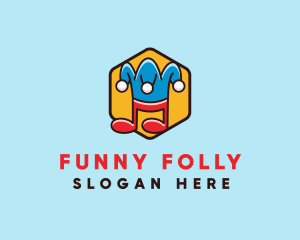 Funny Jester Music  logo design