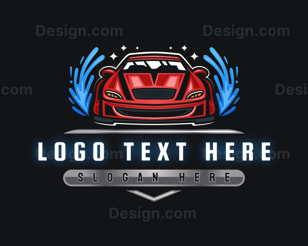 Car Wash Garage Logo