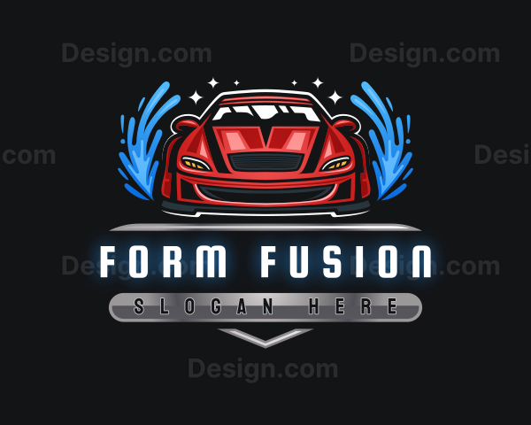 Car Wash Garage Logo