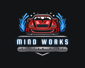 Car Wash Garage Logo