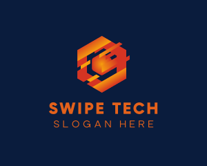 Digital Tech Cube logo design