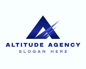 Modern Agency Letter A logo