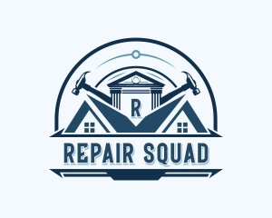 Hammer Renovation Repair logo design