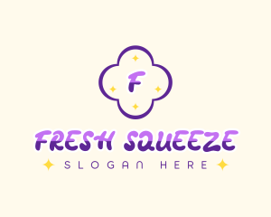 Grape Fruit Juice logo design