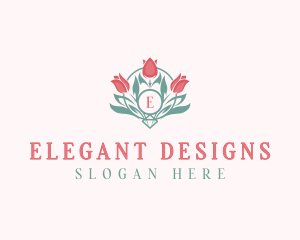 Tulip Floral Beauty logo design