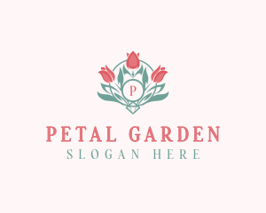 Tulip Floral Beauty logo design