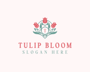 Tulip Floral Beauty logo design