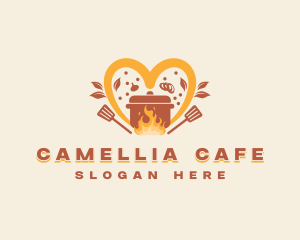 Casserole Spatula Restaurant logo design