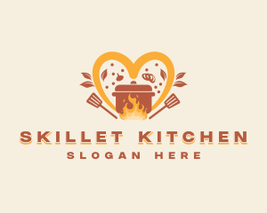 Casserole Spatula Restaurant logo design