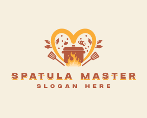 Casserole Spatula Restaurant logo design