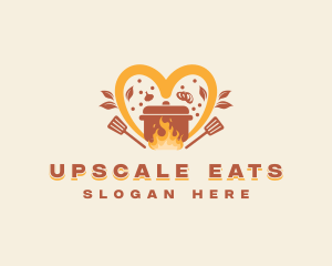 Casserole Spatula Restaurant logo design