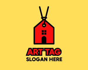 Red House Sale Tag logo design