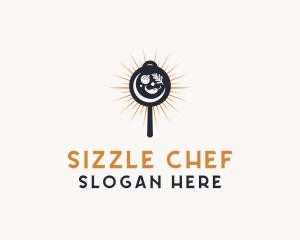 Vegetable Cooking Pan logo design