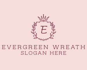 Royal Wreath Beauty Brand logo design