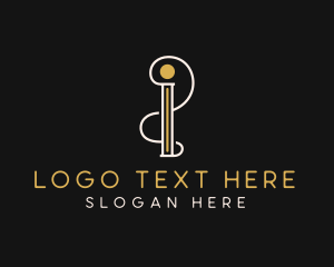 Stylish Tailoring Boutique Letter I Logo