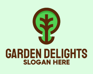 Modern Natural Tree  logo design