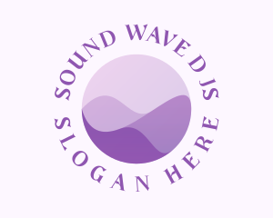 Liquid Wave Circle logo design