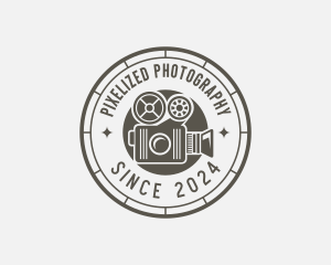 Camera Film Multimedia logo design