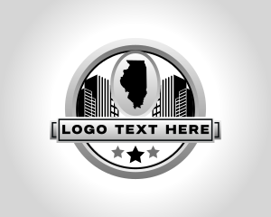 Illinois State Map logo