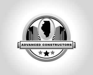 Illinois State Map logo design