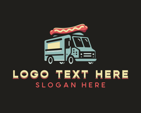 Hotdog Food Truck logo