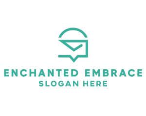 Mail Messaging Chat logo design