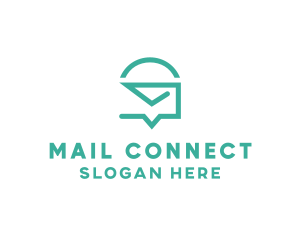 Mail Messaging Chat logo design